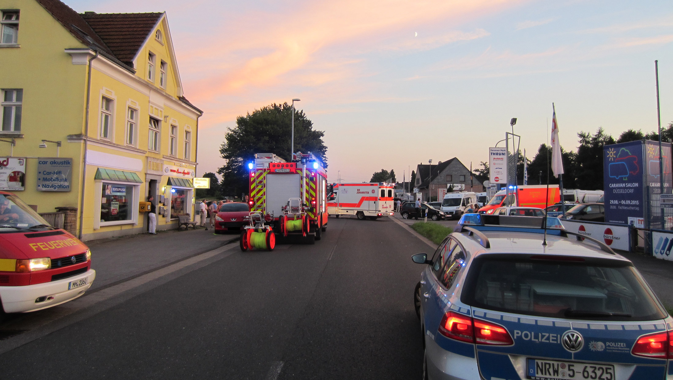 Mülheim adR Verkehrsunfall