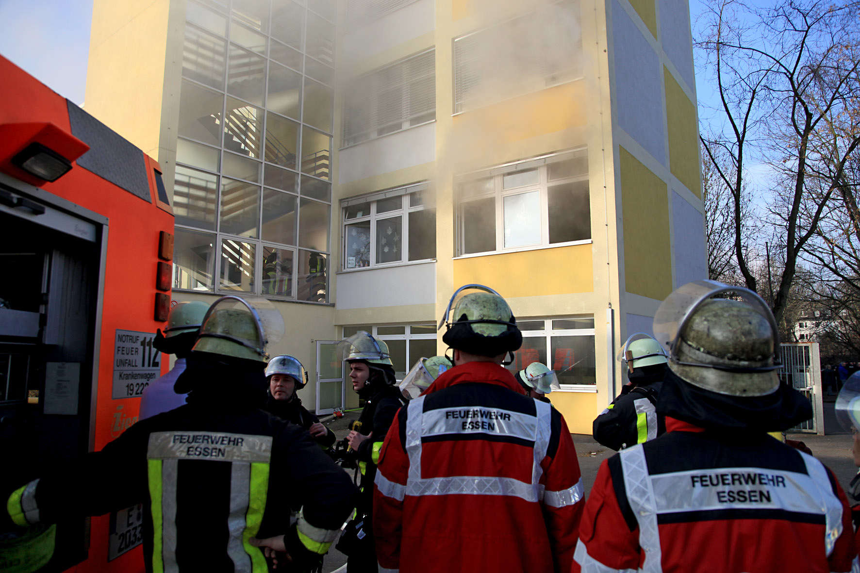 Klassenraumbrand in Essen