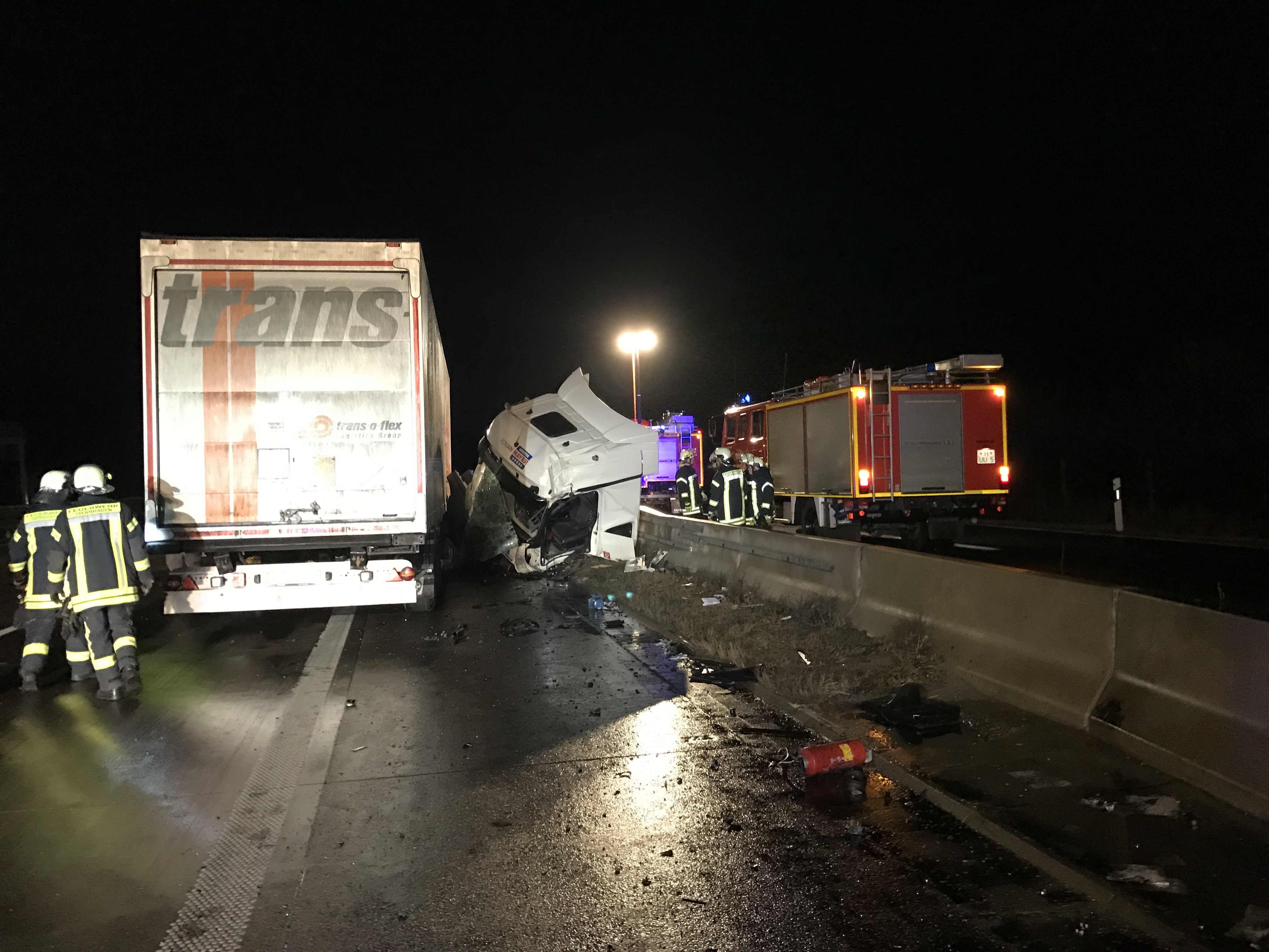 LKW Unfall mit radioaktiver Beladung