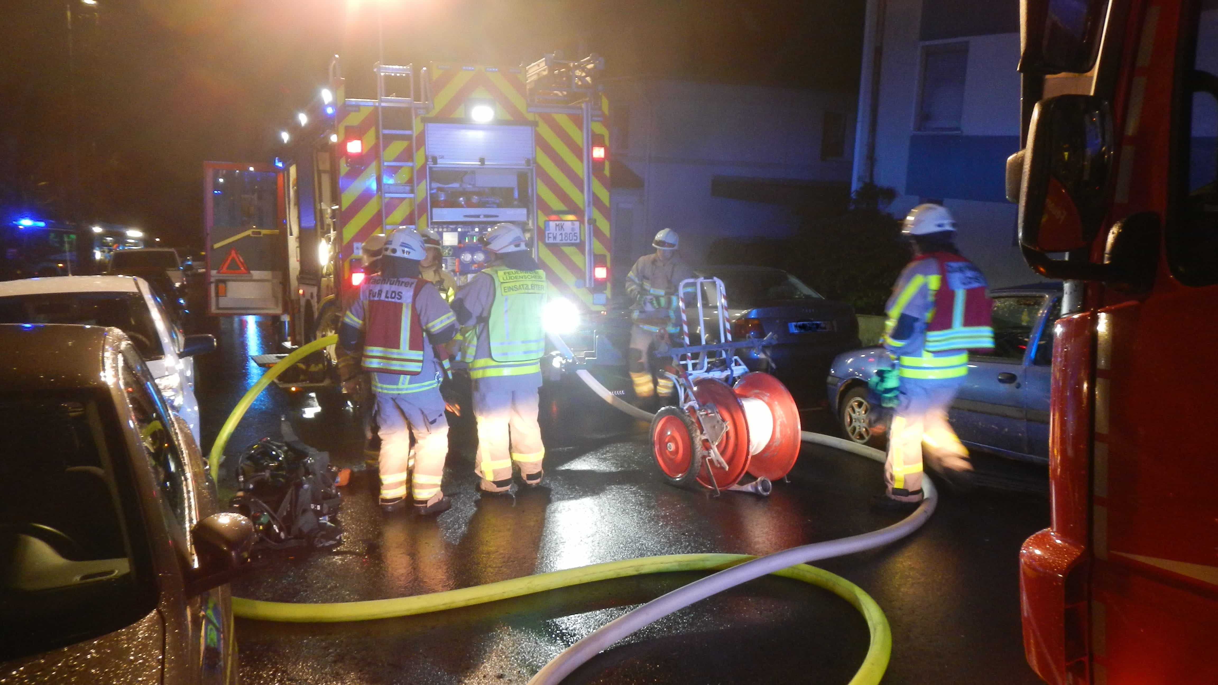 Kellerbrand in Lüdenscheid