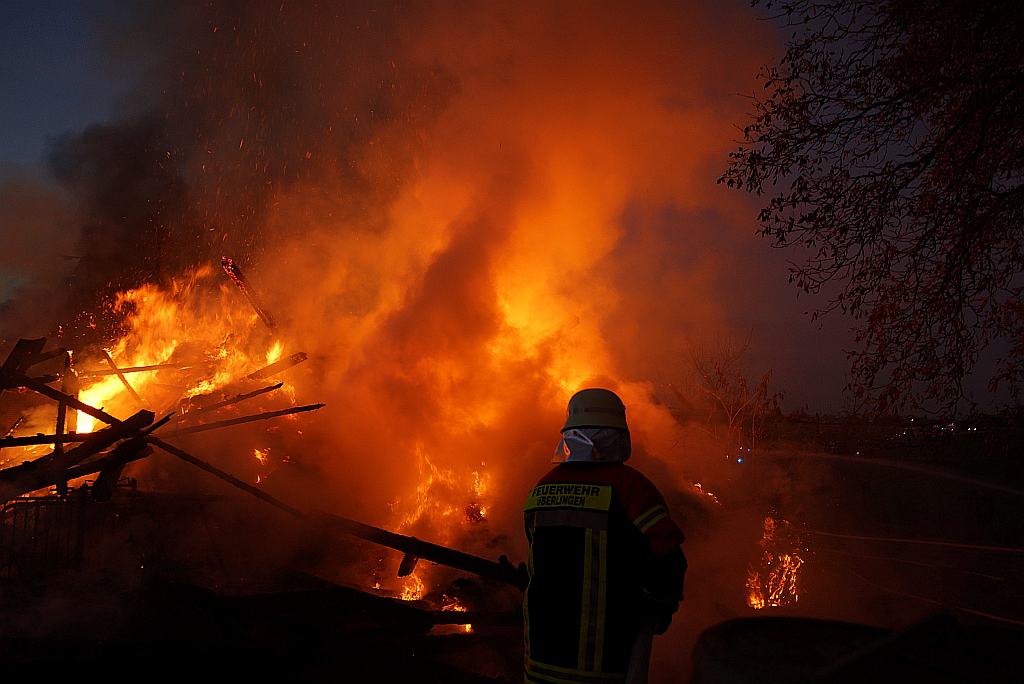 Großbrand am Bodensee